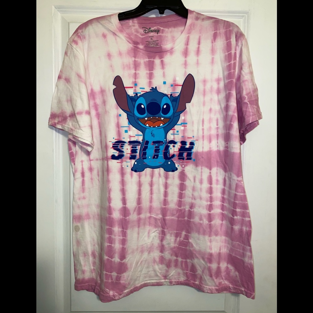 New Disney Lilo And Stitch Tie Dye T Shirt 1x Xl - Gem